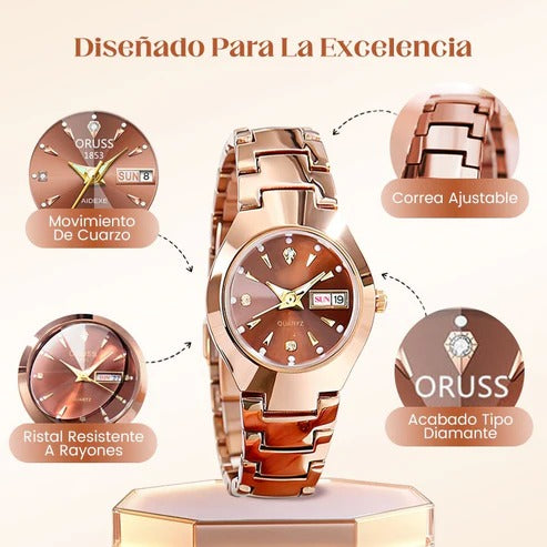 Elegant and waterproof women's watch