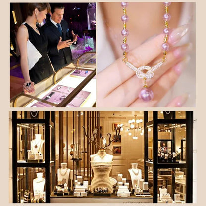 Women's Elegant Simulated Pearl Necklace